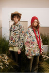 Vintage Flower Graphic Hip Hop Jacket