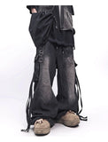 Vintage Streetwear Punk Wide Leg Denim Jeans
