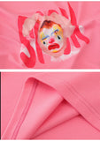 Artistic Face Print Oversized T-shirt