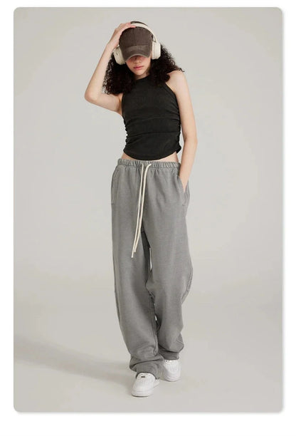 Washed Solid Color Women's Top