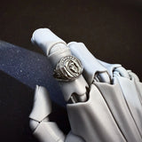 Gothic Virgin Mary Adjustable Open Ring