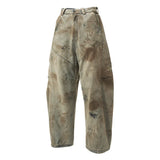 Streetwear Plush High Rise Wide Leg Jeans