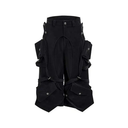 Premium Streetwear Solid Color Casual Jorts