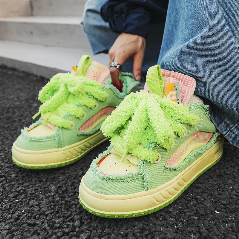 Personalized Street Style Vulcanized Platform Sneaker