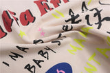 Elevated Cat Patchwork Casual Short Sleeve T-Shirt