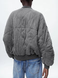 Textured Bomber Jacket