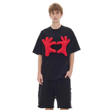 Vibrant Personalized 3D Pattern Loose T-Shirt