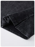 Retro Side Slit Washed T-Shirt