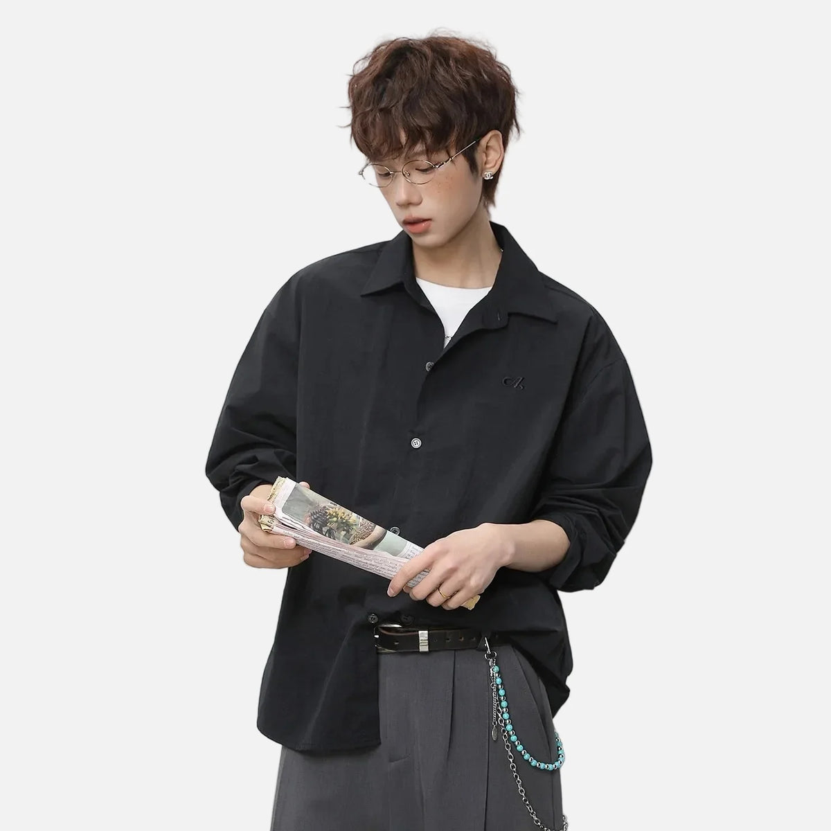 Premium Cleanfit Long Sleeve Blazer Shirt