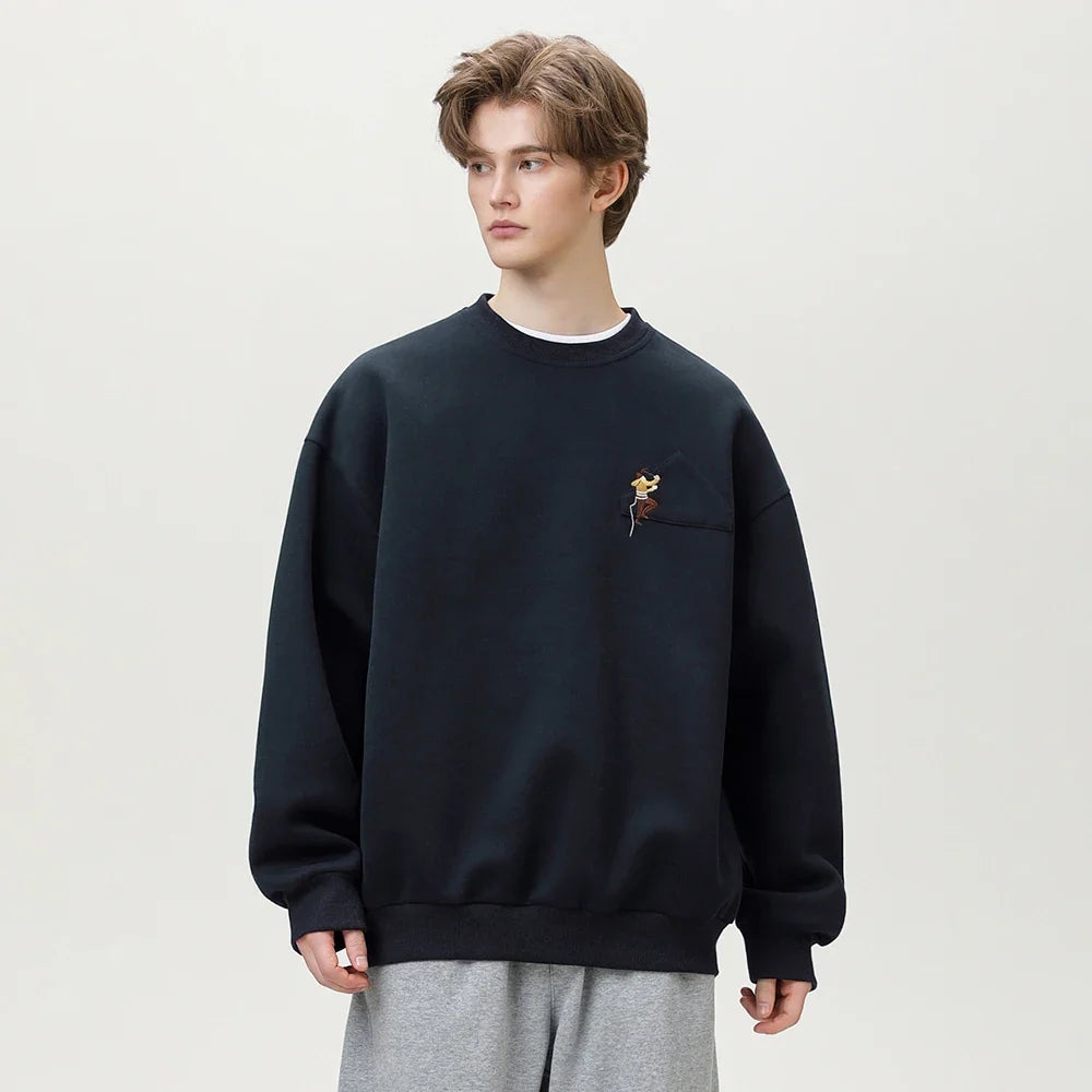 Cozy Funny O-Neck Sport Sweatshirt