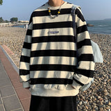 Striped Oversized Sweatshirt