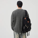 Premium Hip Hop Knitted V-Neck Cardigan