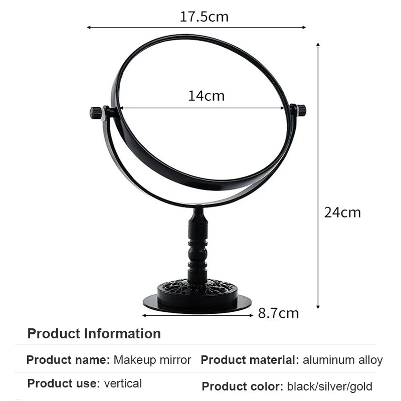Aluminum Alloy Dual Sided Mirror