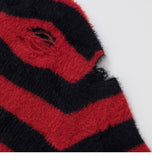 Striped Knitted Ripped Sweater