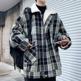 Casual Cozy Plaid Fleece Winter Jacket