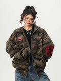Men Bold Camouflage Digital Print Hooded Sweatshirt