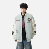 Autumn Embroidered Loose Baseball Varsity Jacket