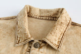 Vintage Plaid Patchwork Denim Jacket