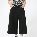Loose Fit Retro Style Summer Denim Short