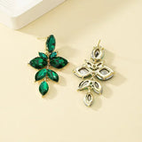 Elegant Sparkling Crystal Stone Drop Earrings