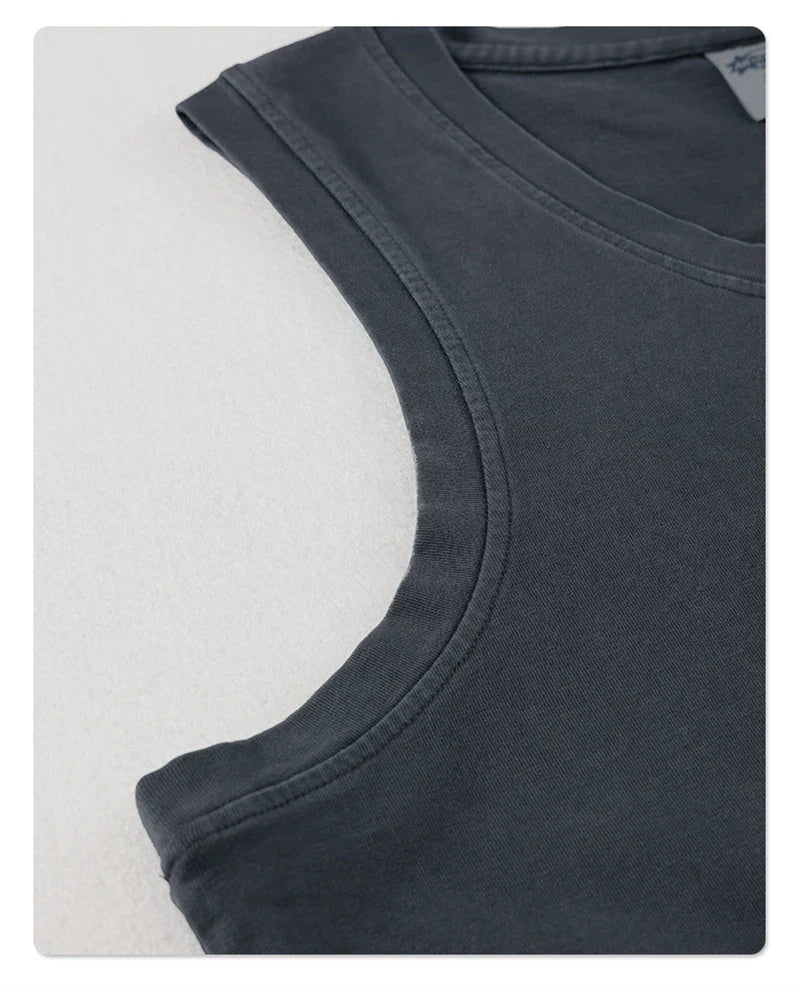 Side Slit Unisex Sleeveless T-shirt