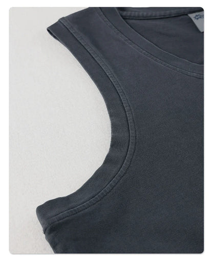 Side Slit Unisex Sleeveless T-shirt