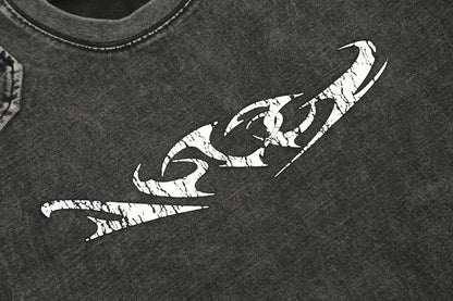 Vintage Retro Embroidery Patch T-shirt