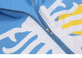 Thoracic Skeleton Zip-up Hoodie