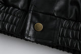 Retro Black Waterproof Leather Jacket