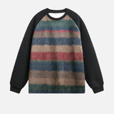 Streetwear Crewneck Raglan Sweatshirt