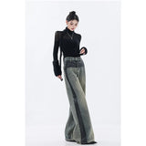 Women Hip Hop Retro High Quality Vintage Blue Jeans