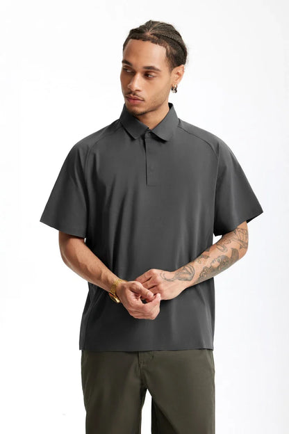 Solid Color Modern Fit Polo T-shirt