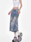 Boyfriend Graffiti Ripped Cool Jorts