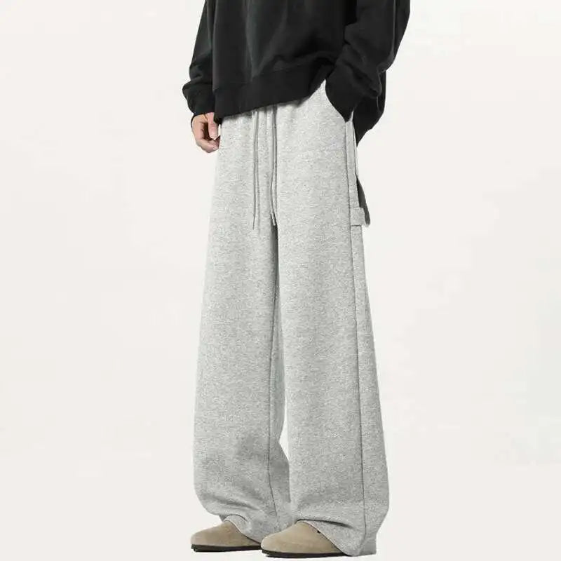 Elastic Waist Korean Style Men's Pants