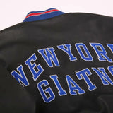Retro Round Neck Pilot PU Leather Varsity Jacket
