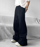 Y2K Versatile Classic Solid Wide Leg Jogger