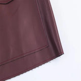 Fashionable Hip Hop Imitation Leather Jacket