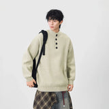 Cozy Mock Neck Waffle Knit Jumper Sweater