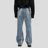 Trendy Tie-Dyed Baggy Comfy AF Jeans