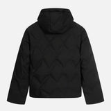 Premium Rhombus Plaid Hooded Windbreaker Jacket