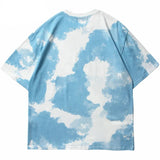 Elevated Vibrant Tie Dye Puzzle Letter T-Shirt