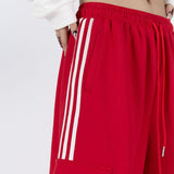 Striped Women Cargo Pants