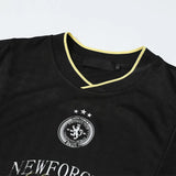 Vintage Patchwork Sports Graphic T-Shirt