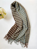 Vintage Houndstooth Scarves