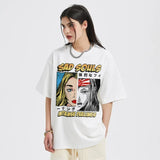 Colorful Japanese Style Cartoon Graphic T-Shirt