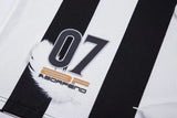 Feather Print Mesh Stripe Sport Polyester T-Shirt