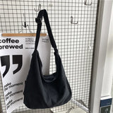 Large Canvas Crossbody Shoulder Bag