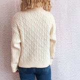 Cozy Halloween Pumpkin Embroidered Sweater