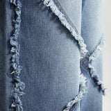 Stitched Loose Footed Jeans