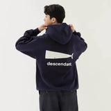 Whale Embroidered Casual Loose Japanese Hoodie